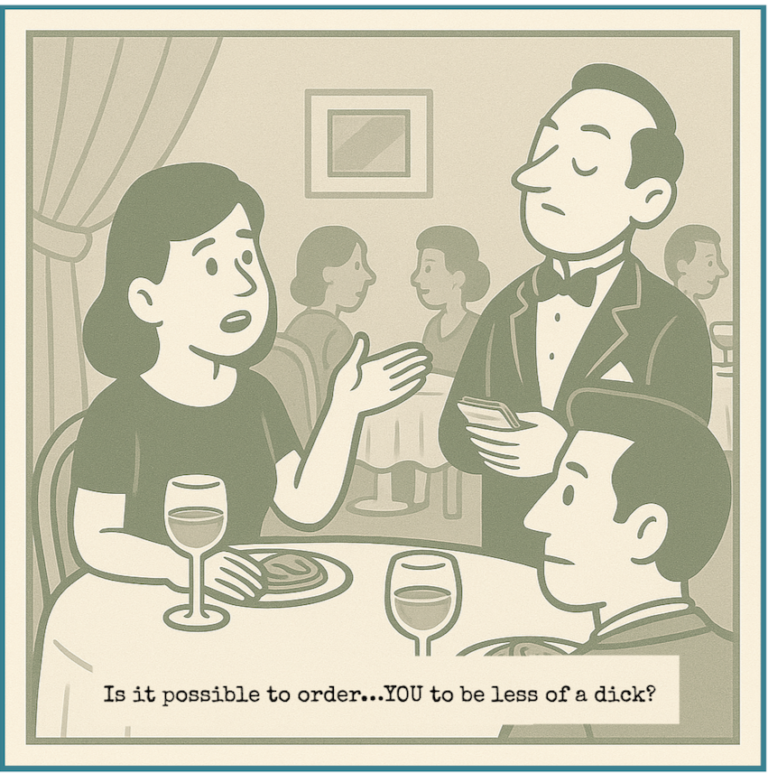 posh cartoon